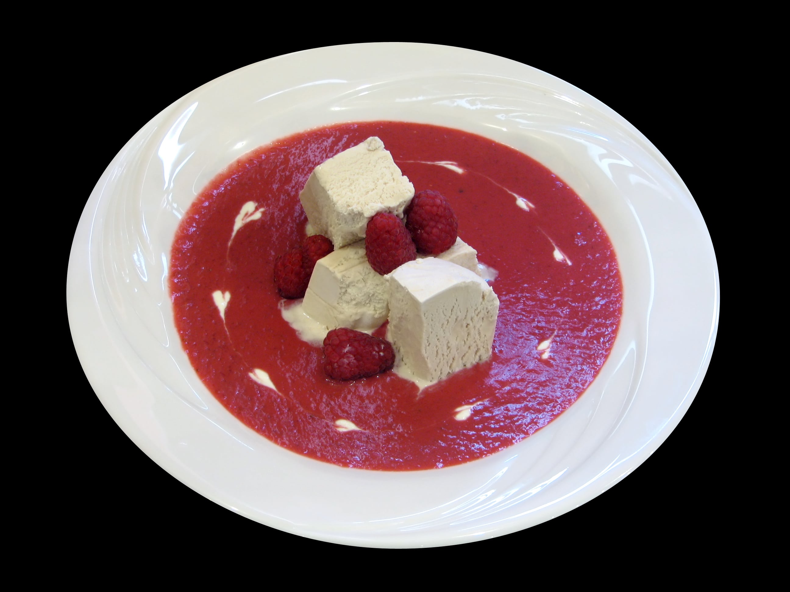 Fresh fruit toppings for ice cream