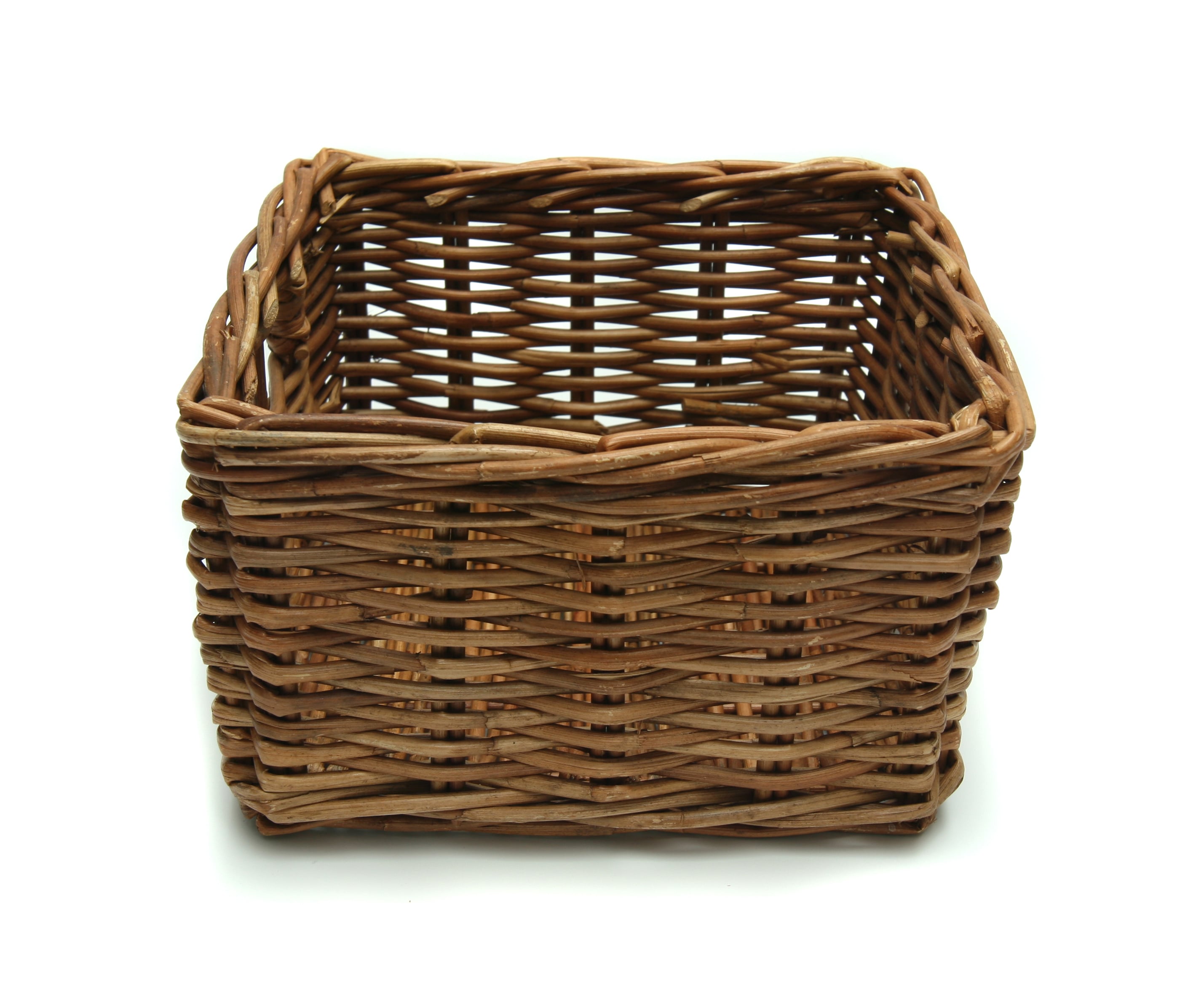 Reuse baskets as shelves