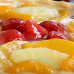 Delicious vanilla custard cake