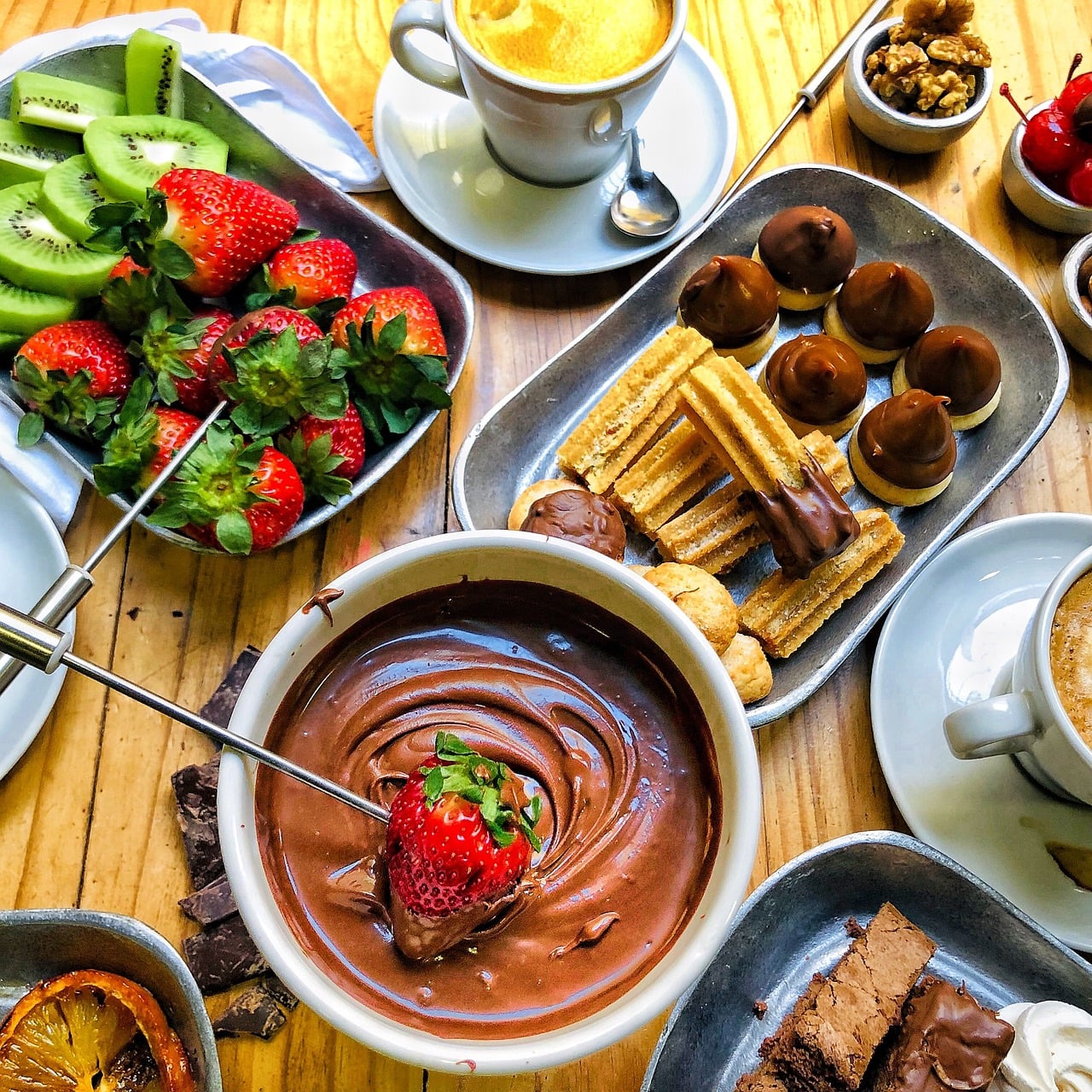 Chocolate fondue
