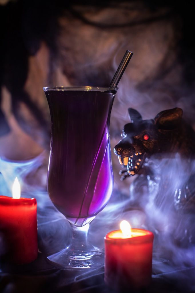 Spooky cocktail