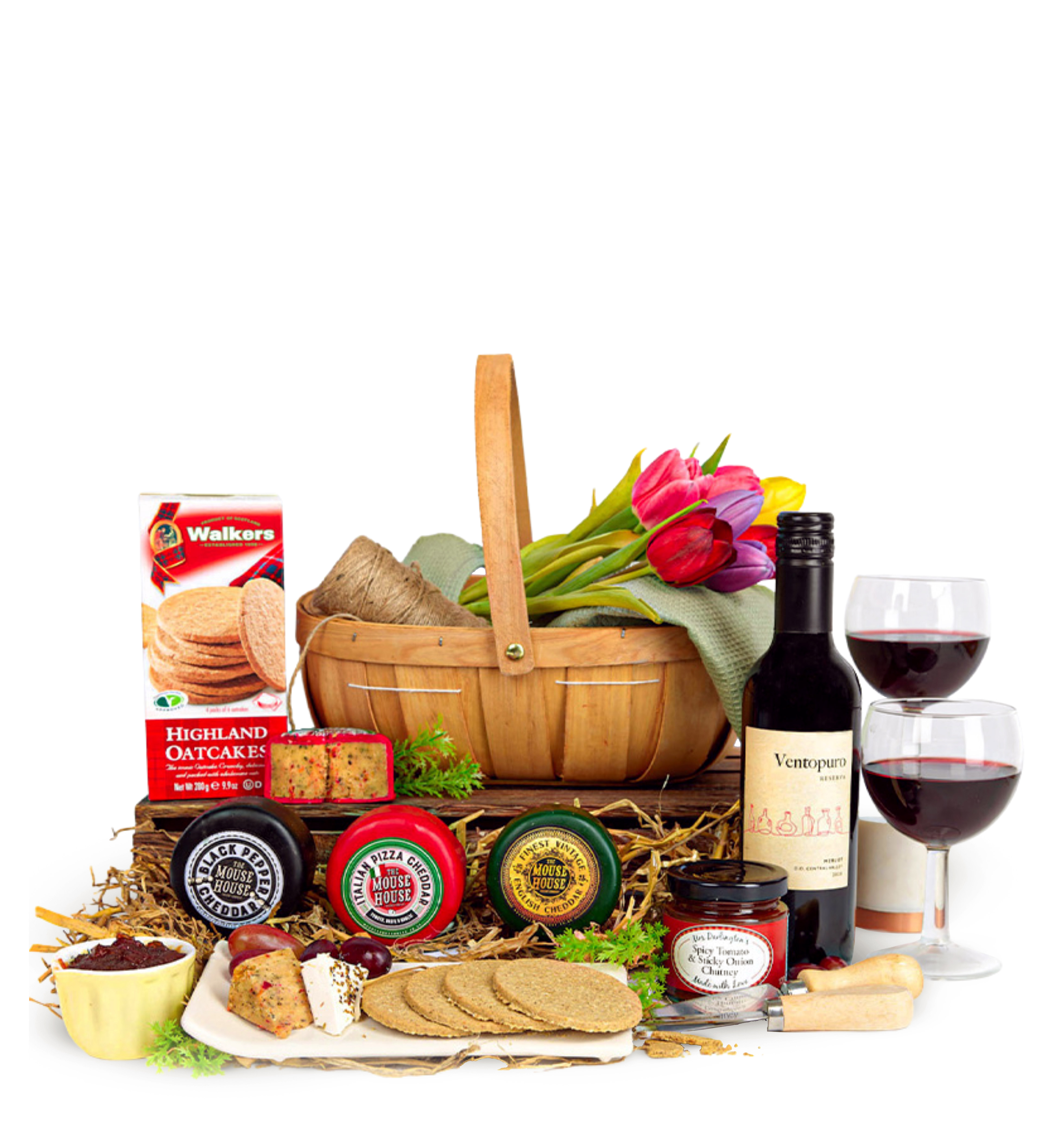 Christmas Cheese and Wine | Prestige Hampers