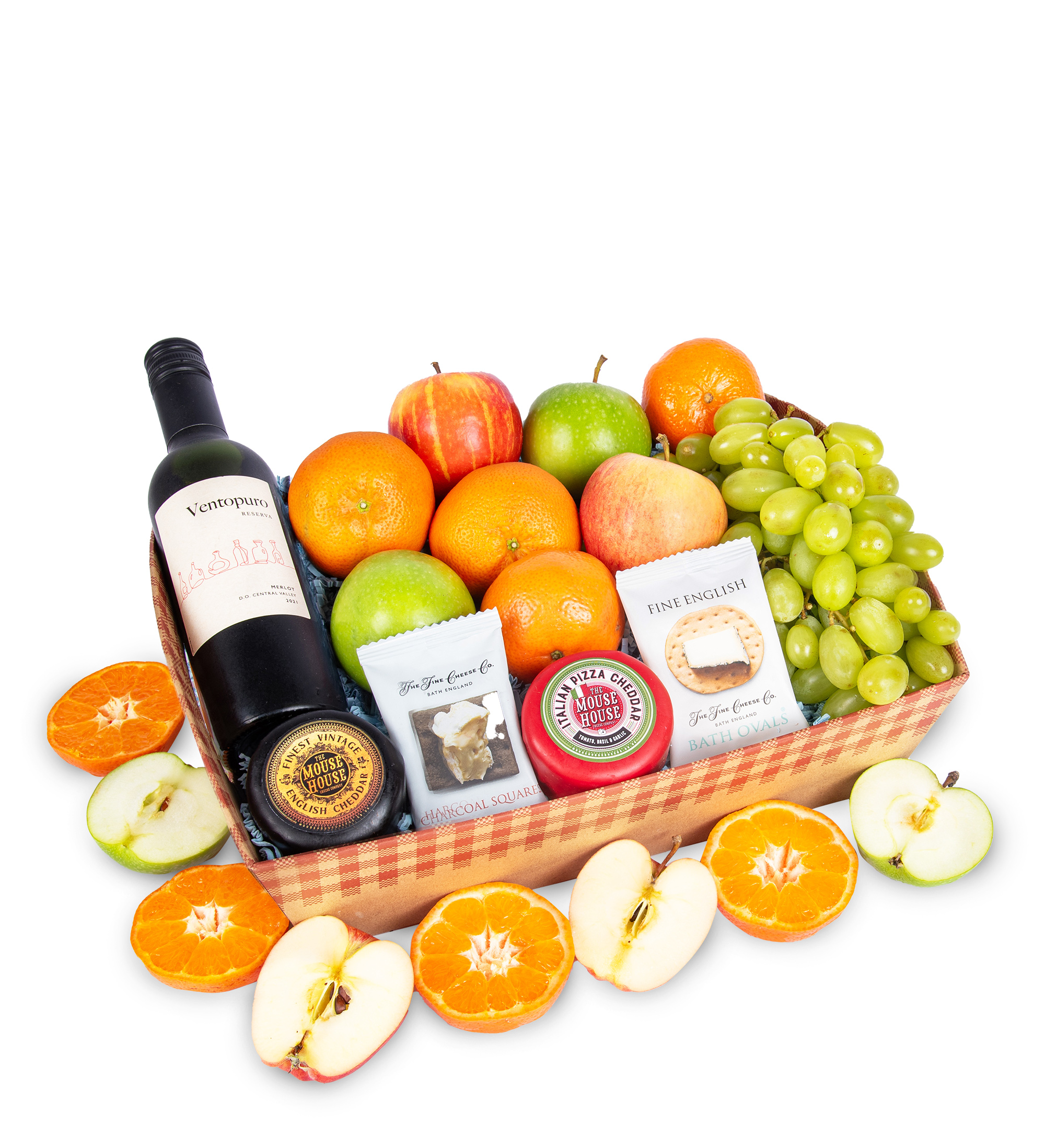 Fruit and Wine Hamper Prestige Hampers