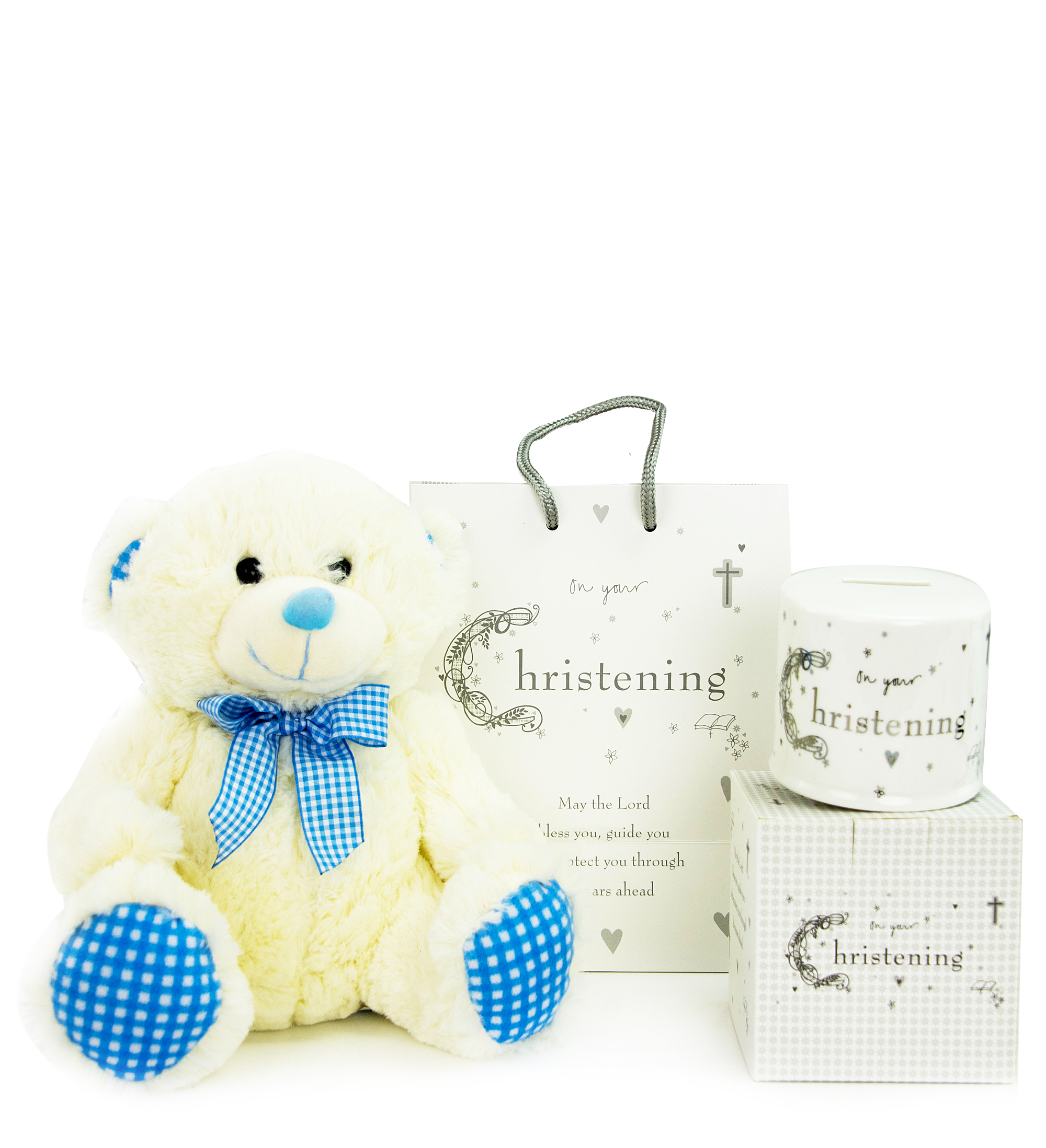 Baby Boy Christening Money Box Prestige Hampers
