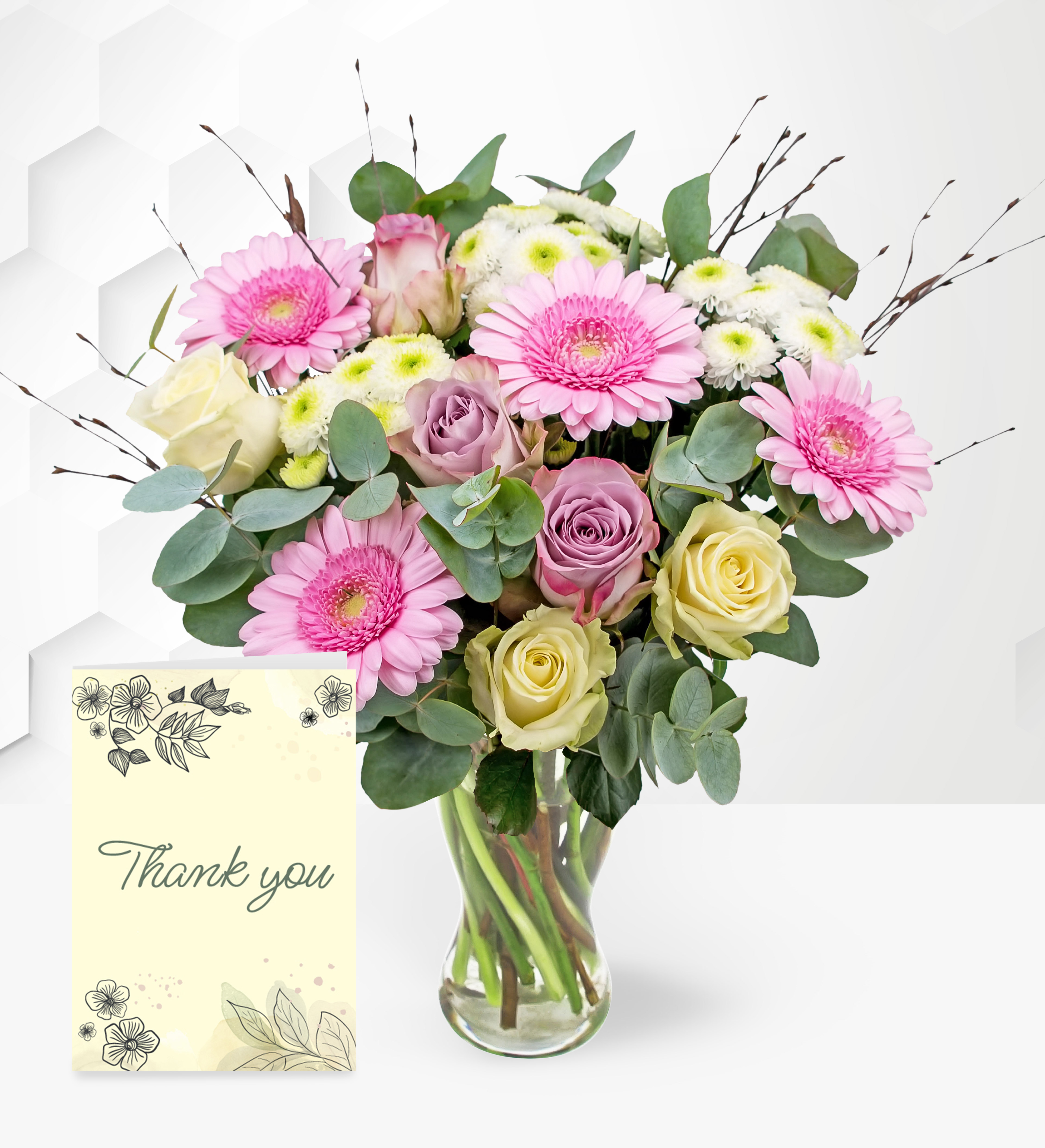 Country Garden & Thank You Card | Prestige Hampers
