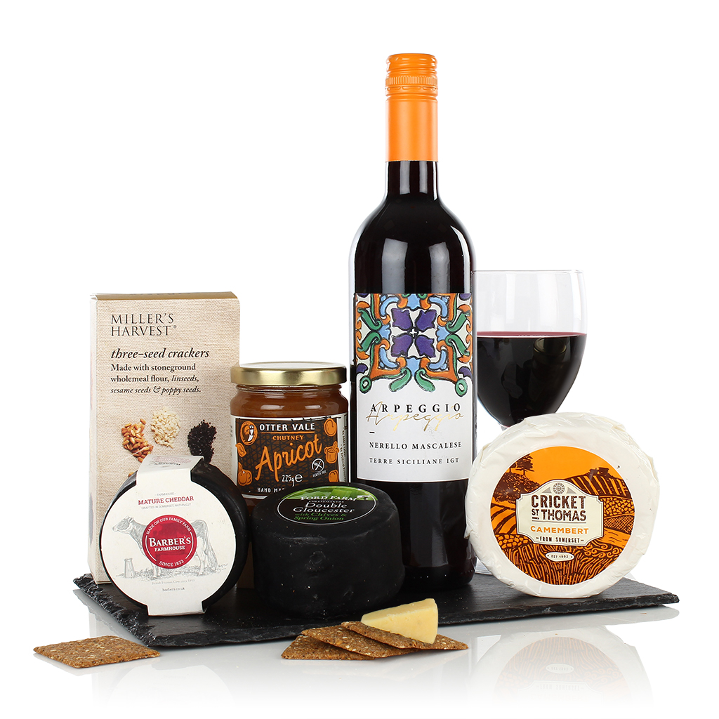 The Cheese & Wine Slate Prestige Hampers